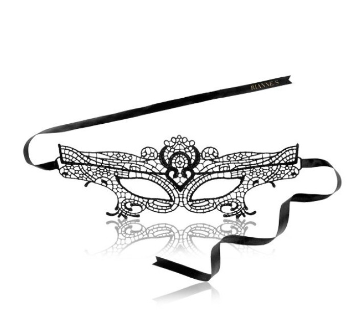 Ажурна маска на обличчя RIANNE S - Masque III зі стрічками-зав'язками
