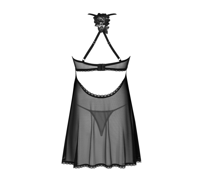 Пеньюар та трусики Obsessive Latinesa babydoll & thong XL/2XL