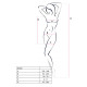 Короткое мини платье Passion BS026 S/XL Белое