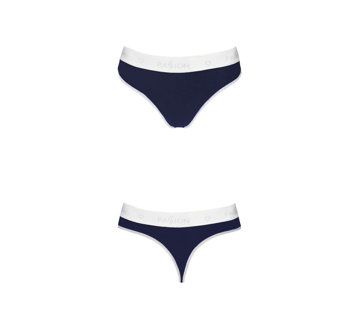 Спортивні трусики-стрінги Passion PS007 PANTIES M, navy blue