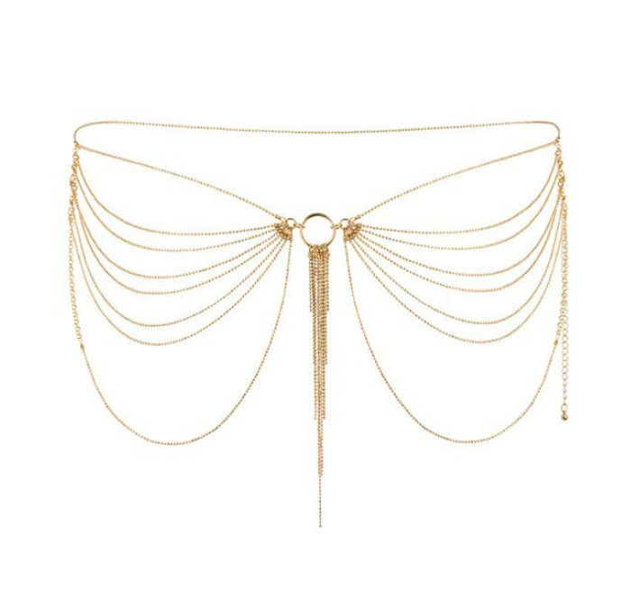 Ланцюжок трусики або ліф Bijoux Indiscrets MAGNIFIQUE Waist Chain Золотий