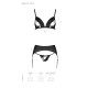 Комплект з екошкіри Passion Miley Set black L/XL