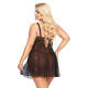 Пеньюар SoftLine Berta Чорний 2XL