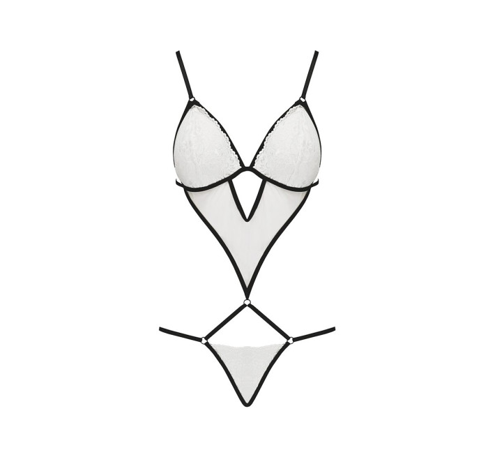 Боді монокіні Passion ORIHIME BODY Білий L/XL