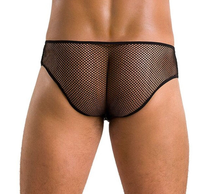 Мужские трусы со шнуровкой Passion 035 Slip Richard Black XXL/XXXL