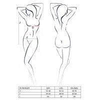 Креативне Боді Passion PETRA BODY XXL/XXXL Чорне