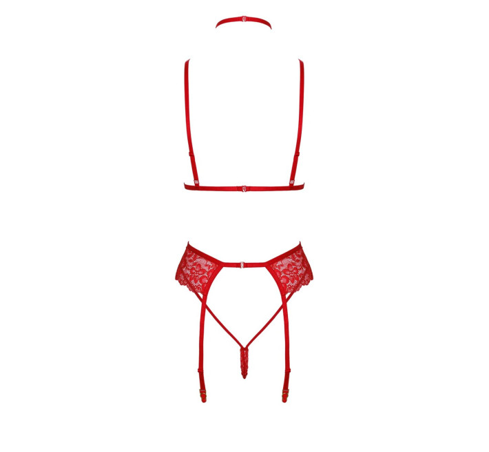 Комплект Kissable Bondage Kiss Set Red L/XL