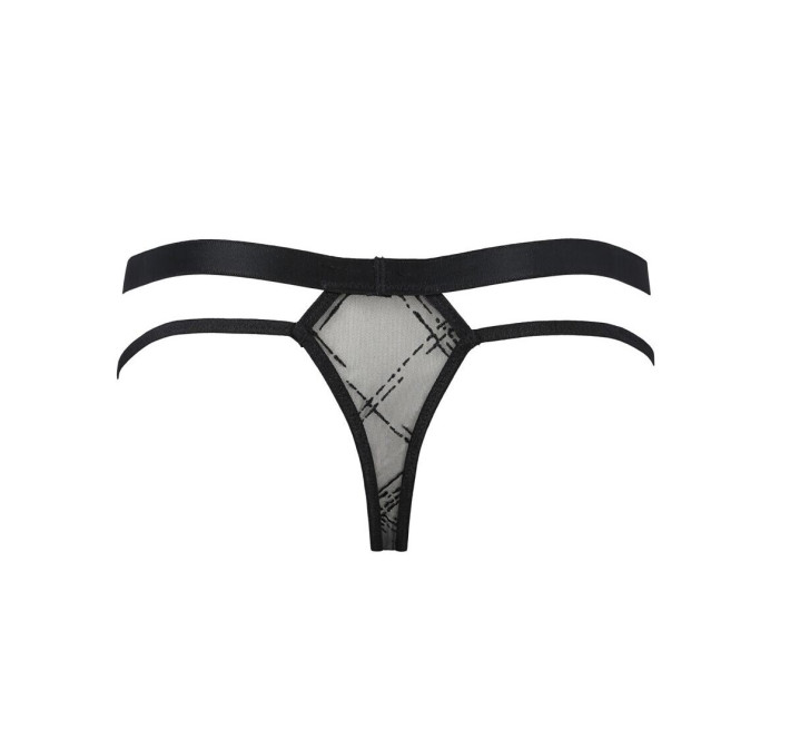 Чоловічі прозорі стринги Passion 029 Thong Collin Black S/M