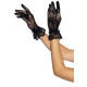 Короткие перчатки Leg Avenue Floral lace wristlength gloves Black
