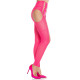 Колготки Leg Avenue Seamless Opaque Footless Suspender Hose One Size Neon Pink