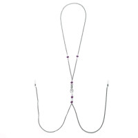 Украшение для сосков Art of Sex - Nipple Clamps Arrow, цвет фиолетовый