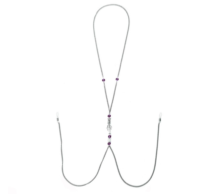 Украшение для сосков Art of Sex - Nipple Clamps Arrow, цвет фиолетовый