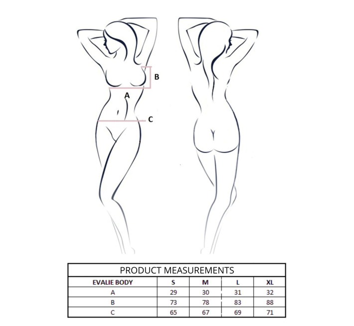 Боди Passion EVALIE BODY white XL