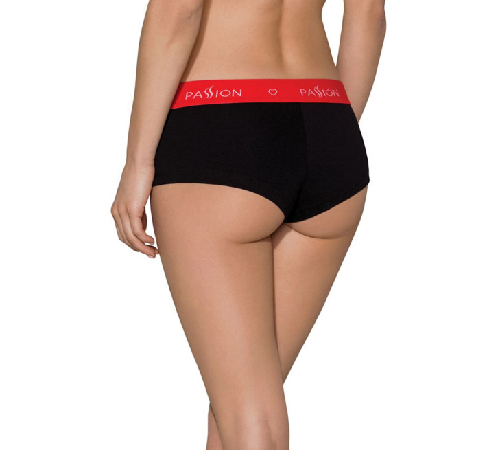 Трусики-шортики Passion PS003 PANTIES S, black
