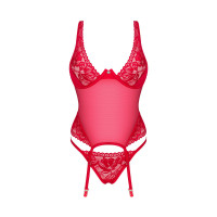 Obsessive Lacelove corset красный XL/2XL