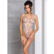 Еротичний боді з малюнком Passion LOVELIA BODY white S/M