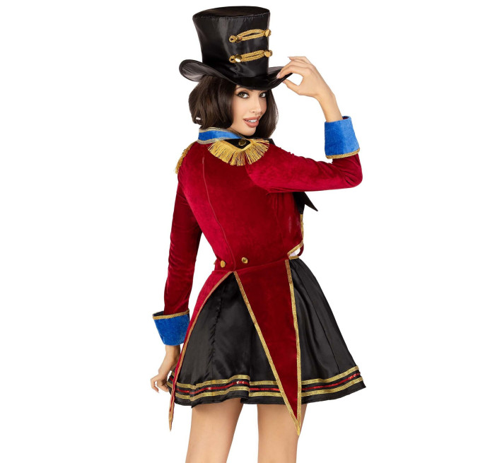 Костюм циркачки Leg Avenue Ringmaster Costume M, сукня, капелюх