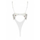 Еротичний боді з малюнком Passion LOVELIA BODY white S/M