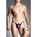 Чоловічі труси SoftLine Mens thongs 4491 Чорні S/M/L