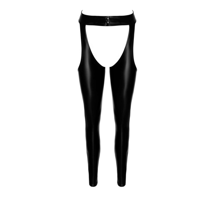 Леггинсы Noir Handmade F323 Rebel, 3XL, black, под латекс, с открытыми бедрами и ягодицами