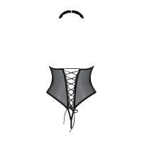 Боді з відкритими грудьми Passion DOMINICA BODY black L/XL