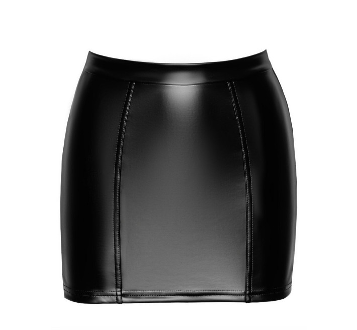 Юбка Noir Handmade F341 Powerwetlook and lace skirt - XXL
