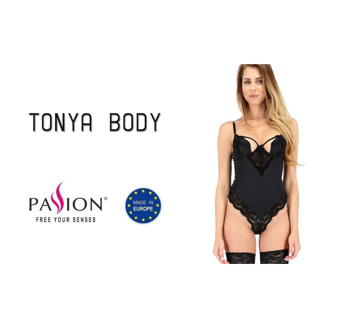 Боді Passion TONYA BODY Чорний L/XL