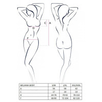 Боді Passion MELANIA BODY Чорний XXL/XXXL