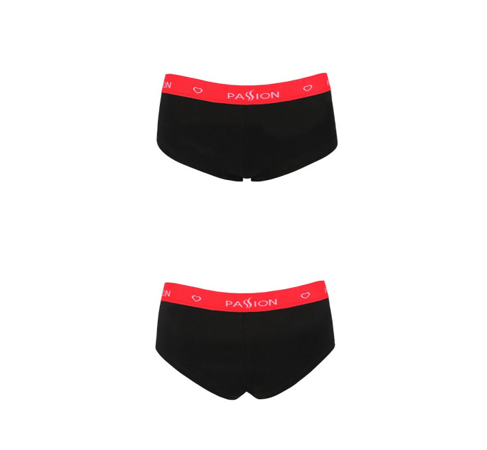 Трусики-шортики Passion PS003 PANTIES S, black
