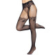 Колготки Leg Avenue Fishnet tights with back seam задний шов, кружево, сетка Black One size