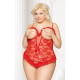 Боді SoftLine Bona Plus Size XXL Червоне