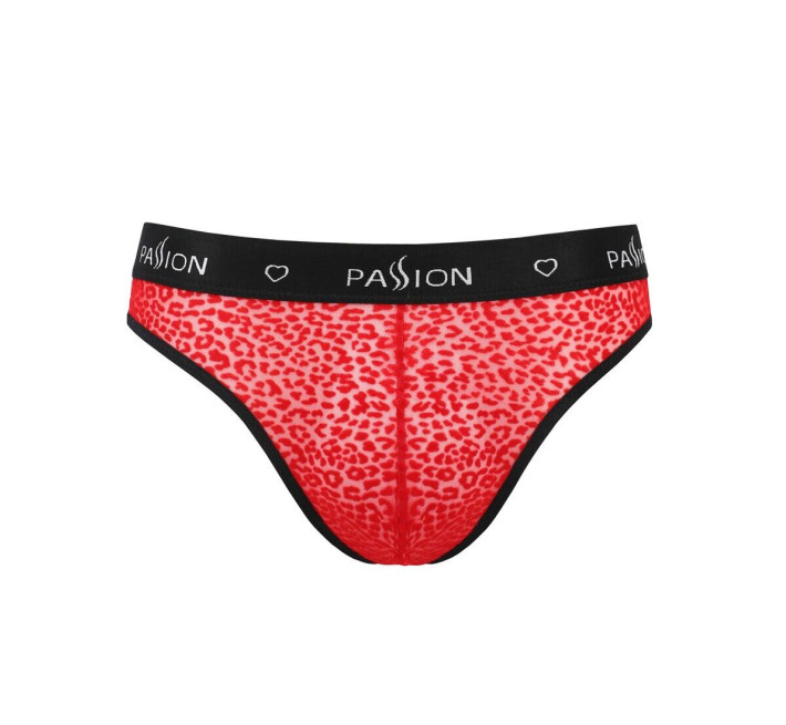 Чоловічі напівпрозорі труси Passion 031 Slip Mike Red L/XL