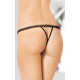Женские стринги SoftLine G-String 2453 Черные S/M/L