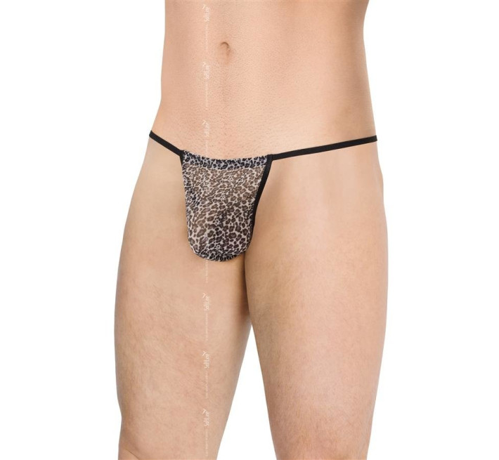 Чоловічі стрінги SoftLine Mens Thong 4531 Сірі OneSize