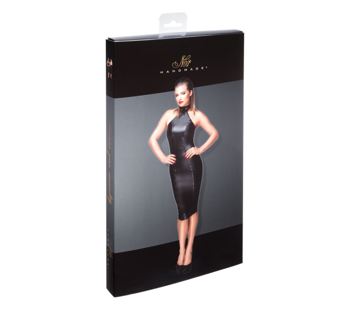 Сукня-олівець з мокрим ефектом Noir Handmade F160 Powerwetlook pencil dress, L