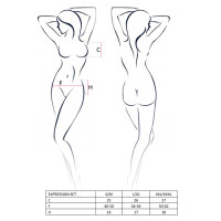 Жіночий комплект еротичний Passion Erotic Line EXPRESSION SET XXL/XXXL Чорний