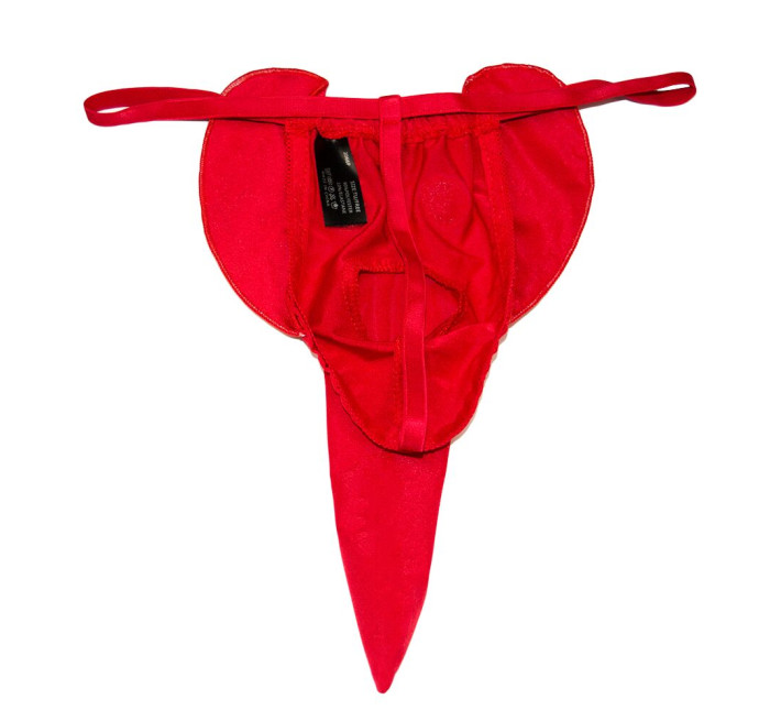 Мужские эротические трусы "Слоник" Red