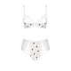 Еротичний комплект з малюнком Passion LOVELIA BIKINI white L/XL