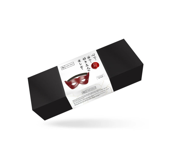 Кожаная маска на глаза Liebe Seele Wine Red Eye Mask
