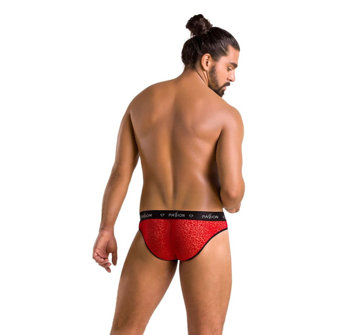Чоловічі напівпрозорі труси Passion 031 Slip Mike Red L/XL