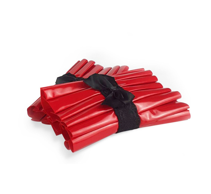 Плиссированные манжеты на руки Art of Sex - Eva, красный цвет