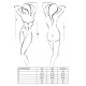 Сексуальне Боді Passion Erotic Line CHARMING BODY L/XL Чорне