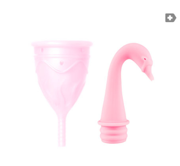 Менструальна чаша Femintimate Eve Cup розмір L із переносним душем