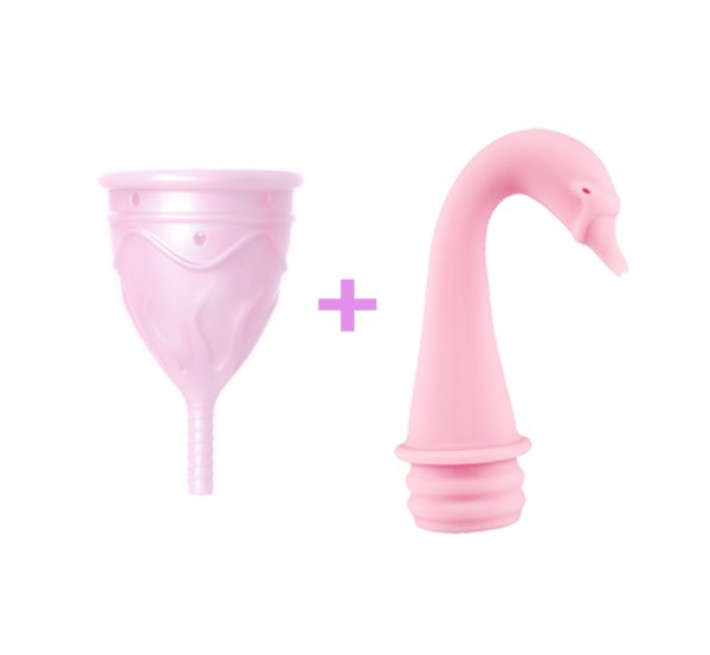 Менструальна чаша Femintimate Eve Cup розмір L із переносним душем