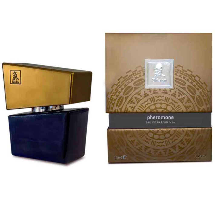 Духи з феромонами чоловічі SHIATSU Pheromone Fragrance men grey 15 мл