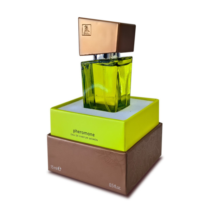 Духи с феромонами женские SHIATSU Pheromone Fragrance women lime 15 мл
