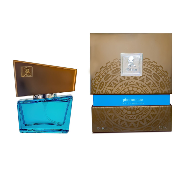 Духи з феромонами чоловічі SHIATSU Pheromone Fragrance men lightblue 15 мл