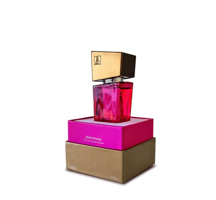Духи с феромонами женские SHIATSU Pheromone Fragrance women pink 15 мл