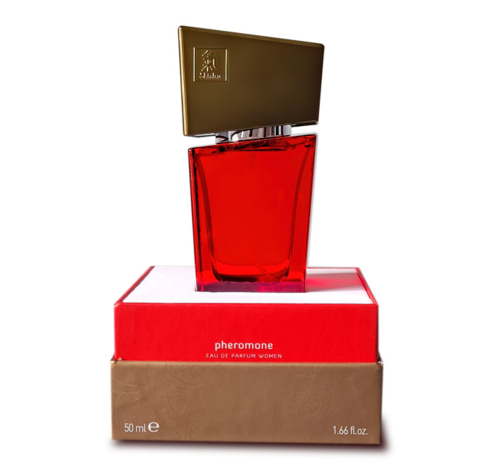 Духи з феромонами жіночі SHIATSU Pheromone Fragrance women red 50 мл