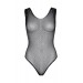 Боді Leg Avenue Rhinestone fishnet bodysuit Black OS